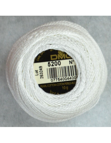 Dmc Perlè art.116 Gomitoli Bianco Ecrù 10gr