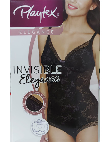 Playtex Body Pizzo Contenitivo con Ferretto Invisible Elegance P0716